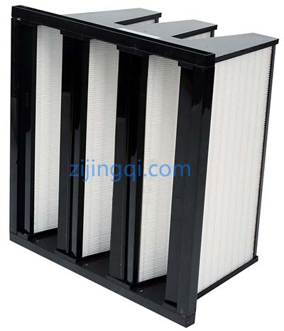 密褶式高效過濾器采用玻璃纖維做為濾料,過濾效果更好 密褶式高效過濾器采用玻璃纖維做為濾料,過濾效果更好